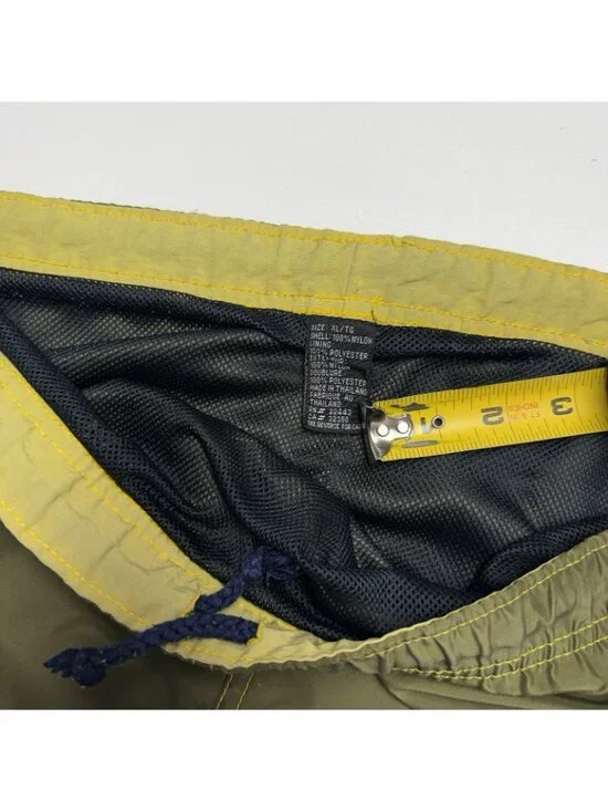 Vintage Quiksilver Swim Trunks Mens XL Green 90s Y2K Board Shorts Surf - Picture 9 of 13